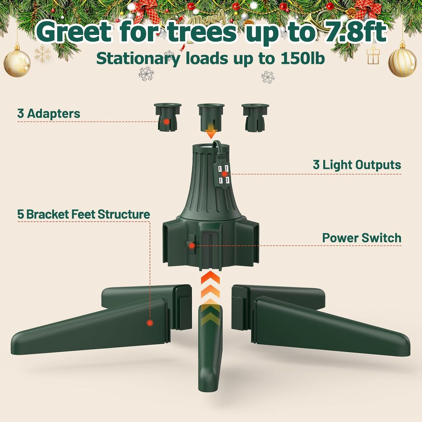 Rotating Christmas Tree Stand