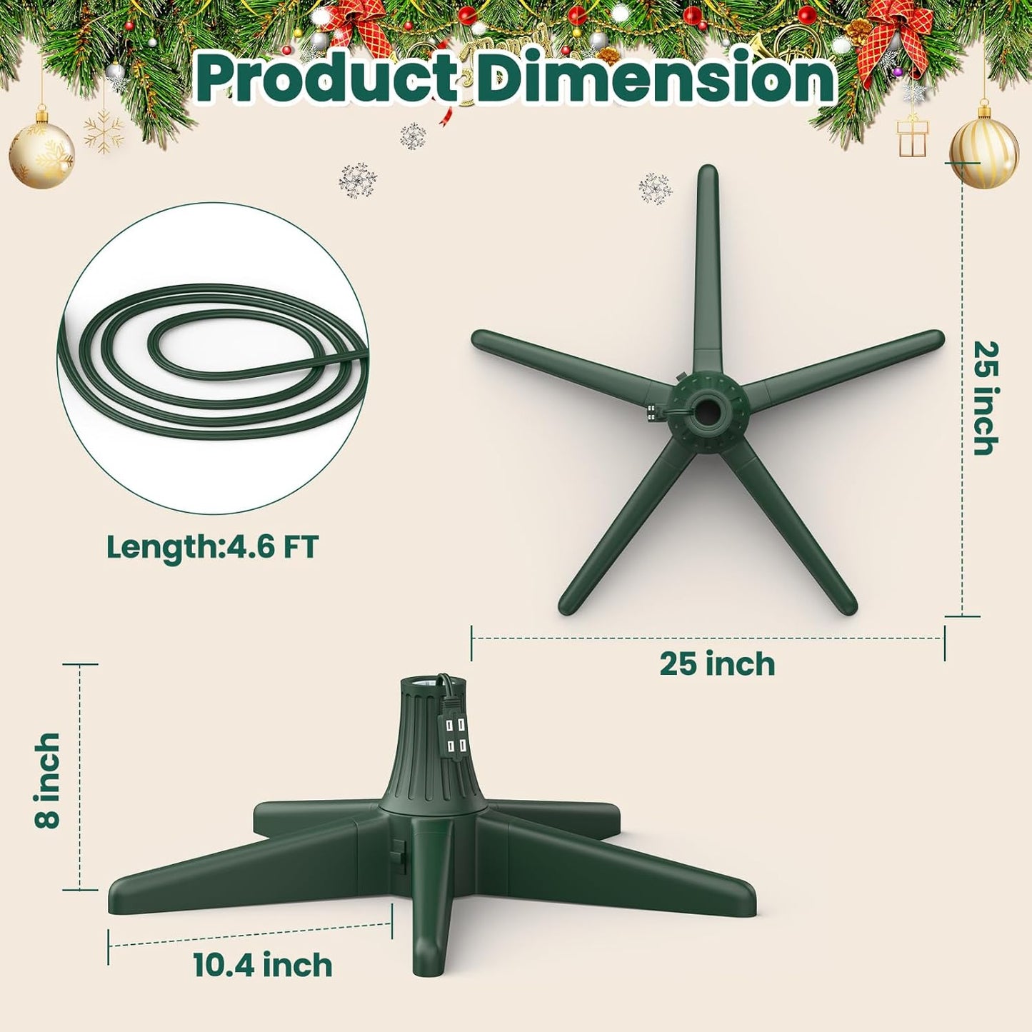 Rotating Christmas Tree Stand